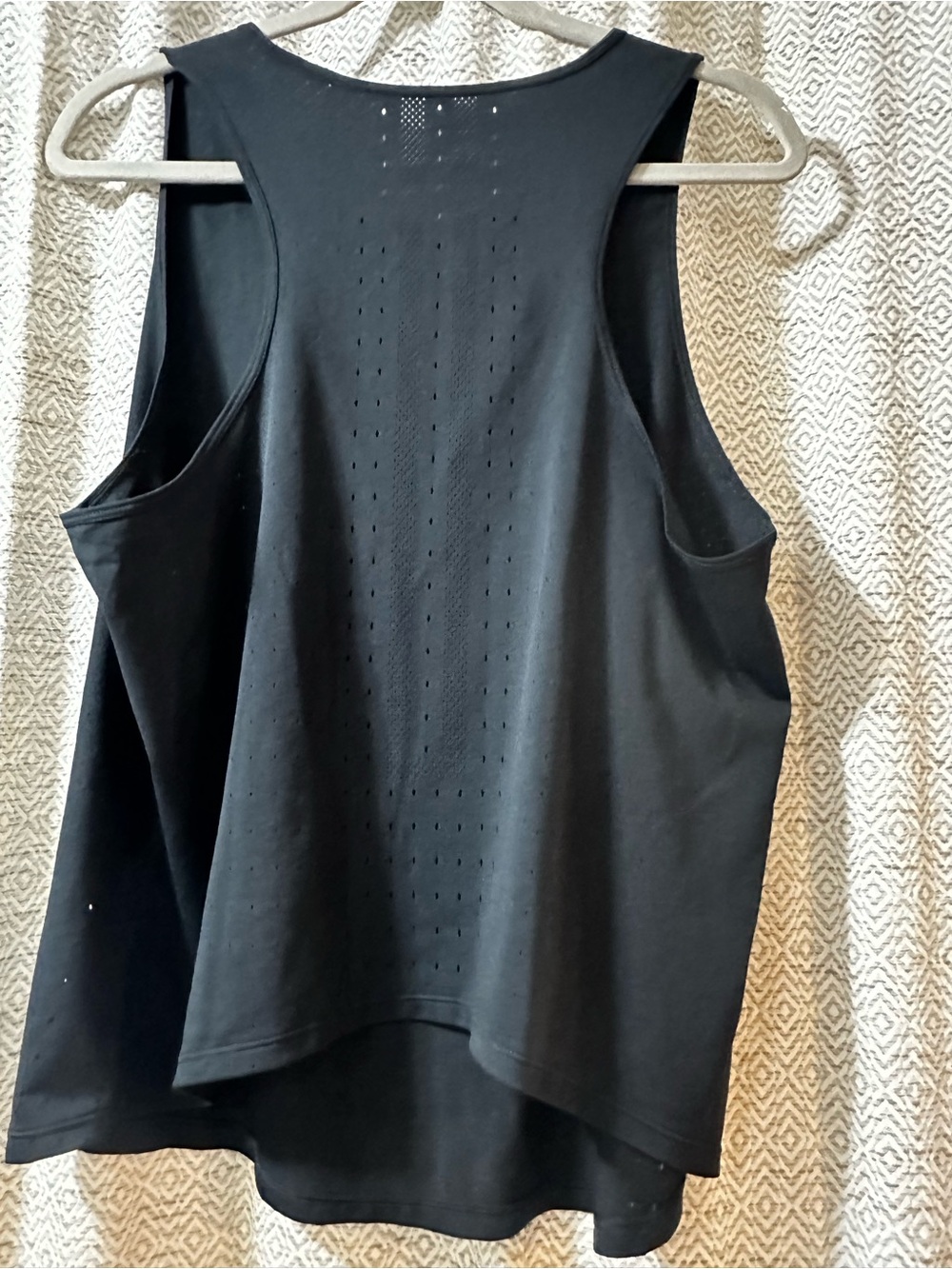 Nike Black Performance Tank with White Swooshes - Picture 4 of 5